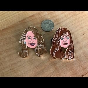 Death Becomes Her enamel pins